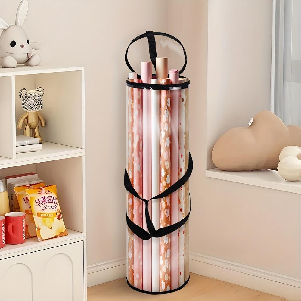 1pc,Gift Wrap Organizer-Durable Storage Tote Bag for Birthdays,holidays,gift Wrapping Paper,household Items,paper Roll Holder