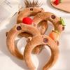 Capybara Plush Headband for Women - Adjustable, Non-Shedding, Skin-Friendly, Versatile for Autumn/Winter.