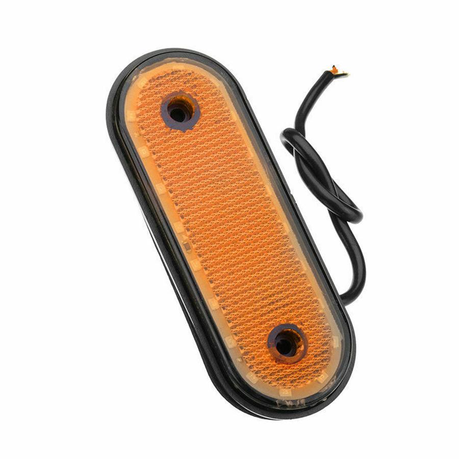 10X Amber 20LED Side Marker Indicator Light Lamp Caravan Truck Trailer Lorry 24V