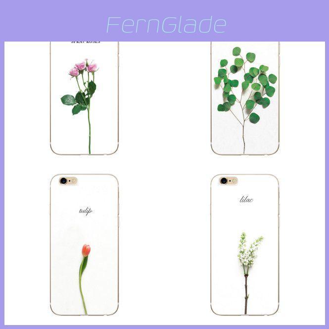 For Iphone 6 6s 7 7s Case With Colorful Rose Tulip Patterned Creative Protective Cover For Kids