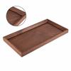 Smooth Polished Serving Plate Solid Wood Food Tray Practical Serving Tray  Kitchen Table