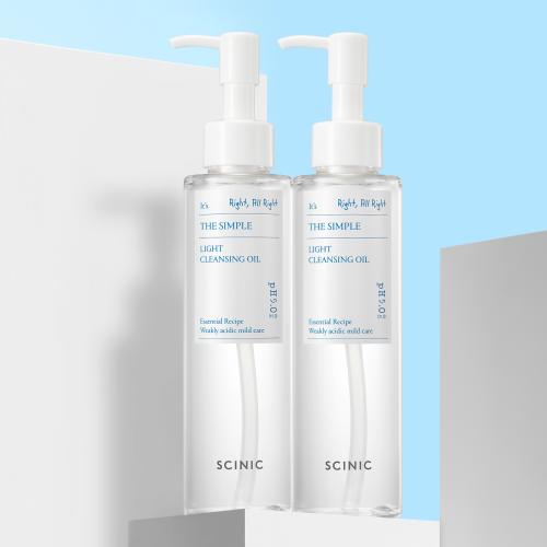 The Simple Light Mild Acidic Cleansing Oil 150ml x 2