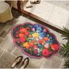 New Year Bathroom Mat New Chinese Test Toilet Door Absorbent Mat Festive Toilet Home Non Slip Mat