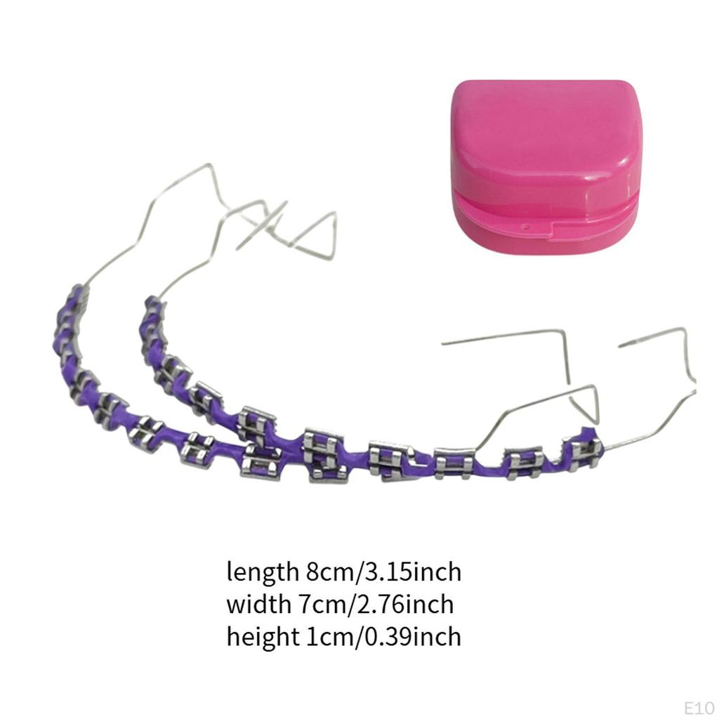Temporäre Zahndekoration DIY Farbige Zahnspangenkette für Jugendliche Kinder