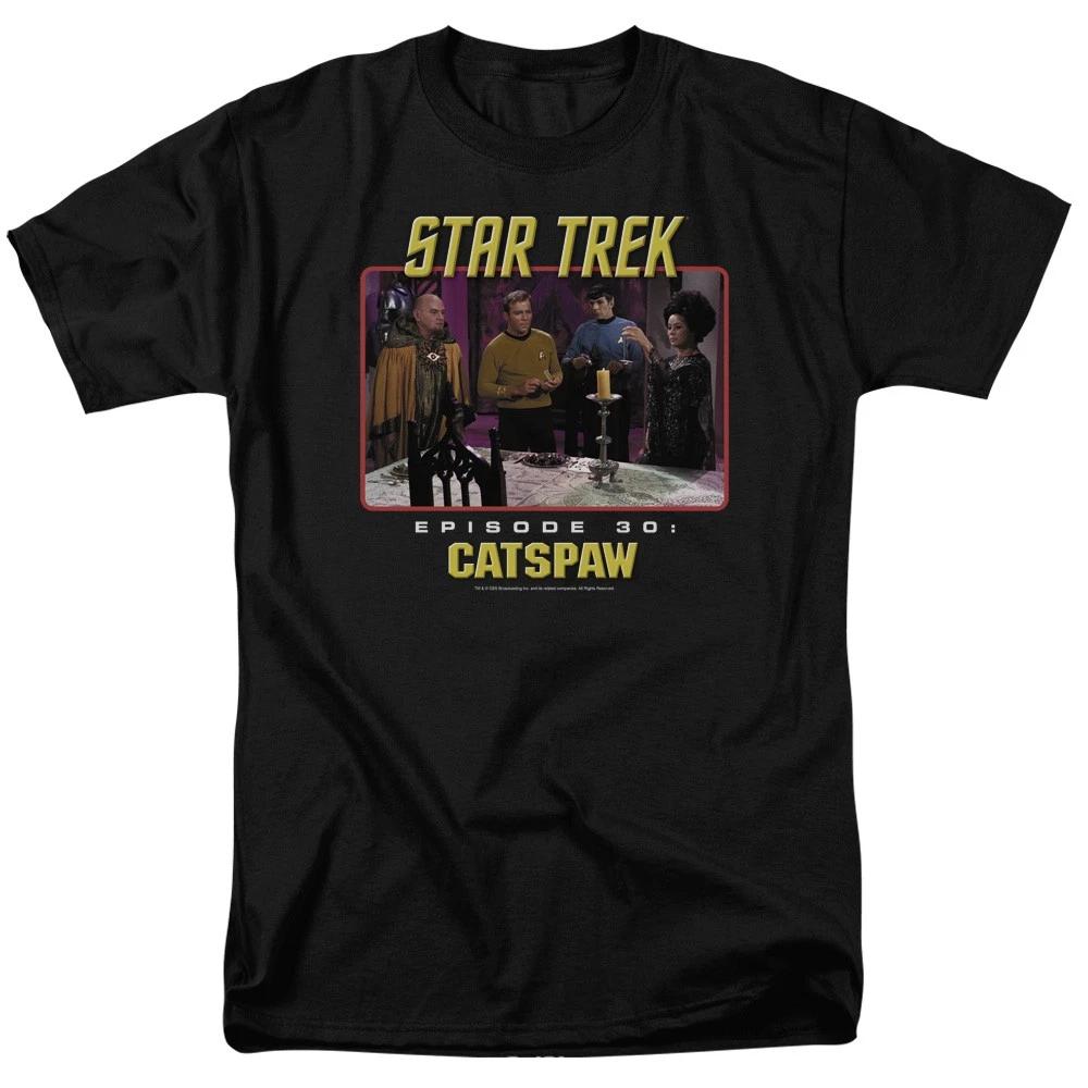 Star Trek: The Original Series - Cats Paw - Adult Unisex T-Shirt - Black XL
