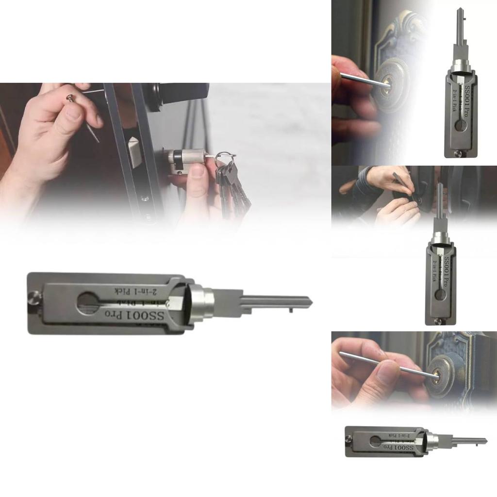 Lishi Ss001 Sc1 Kw1 Durable Two In One Precision Hand Tool Repair Set For Vehicles