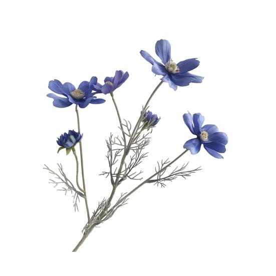 Künstliche Cosmeenblüten 6 Köpfe Kunstseiden-Cosmeen mit Stiel Falscher Wildblumenstrauß für Vase Hochzeitsparty Frühling Sommer Heimdekoration