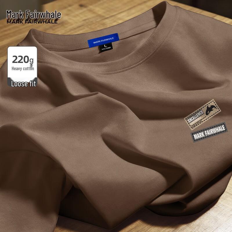 Mark Fairwhale Men's Heavyweight Pure Cotton Long-Sleeve T-Shirt