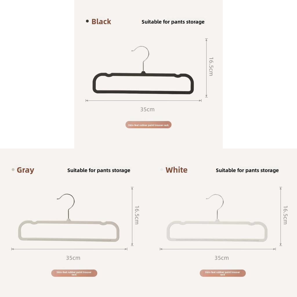 Percha Moderna Delgada Para Pantalones Con Superficie Antideslizante Para Organización del Armario