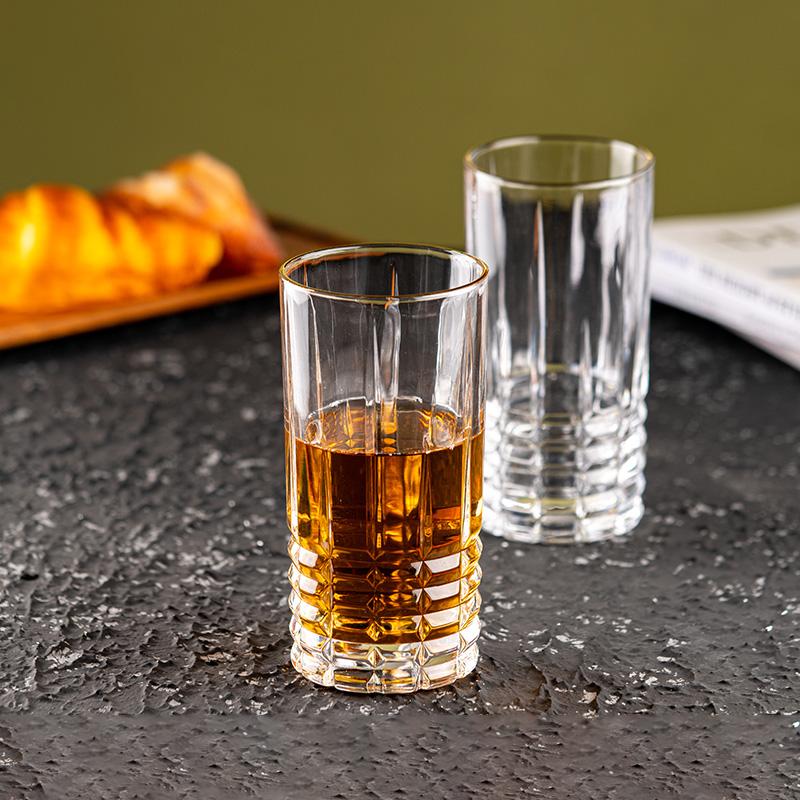 11oz 14oz Wine Glasses Luxury Modern Whiskey Cup Juice Milk Cocktail Drinking Glasses Drinkware Household Party Transparent Cups