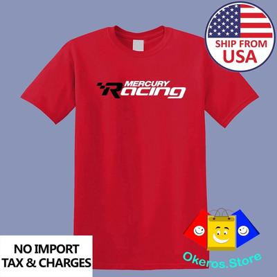 Mercury Racing Men's Red Size S To 5XL