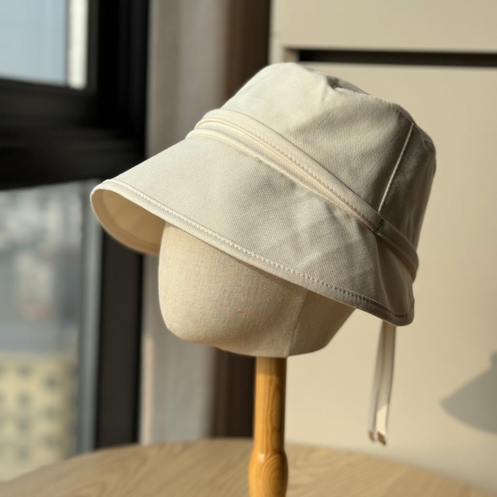 Korean-style irregular large-brimmed sun hat for travel, casual foldable sun hat, trendy fisherman hat, bucket hat