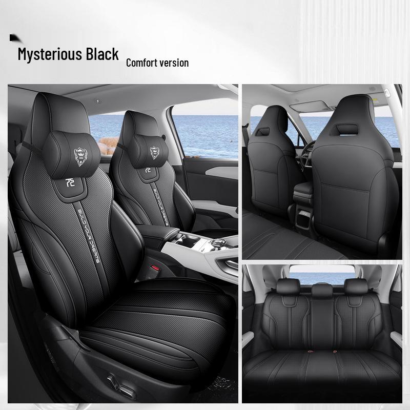 BYD Yuan UP Seat Cushion: All-Season, Durable, Thick, Perforated Car-Specific Seat Cover.