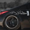 62x16cm Creative Speed Racing Style Lightning Car Stickers Waterproof DIY Scooter Fuel Tank Side Body Vinyl Decals