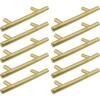 6 pack Modern Stainless Steel Cabinet Pulls, Durable Kitchen Drawer Handles Hardware for Home Furniture