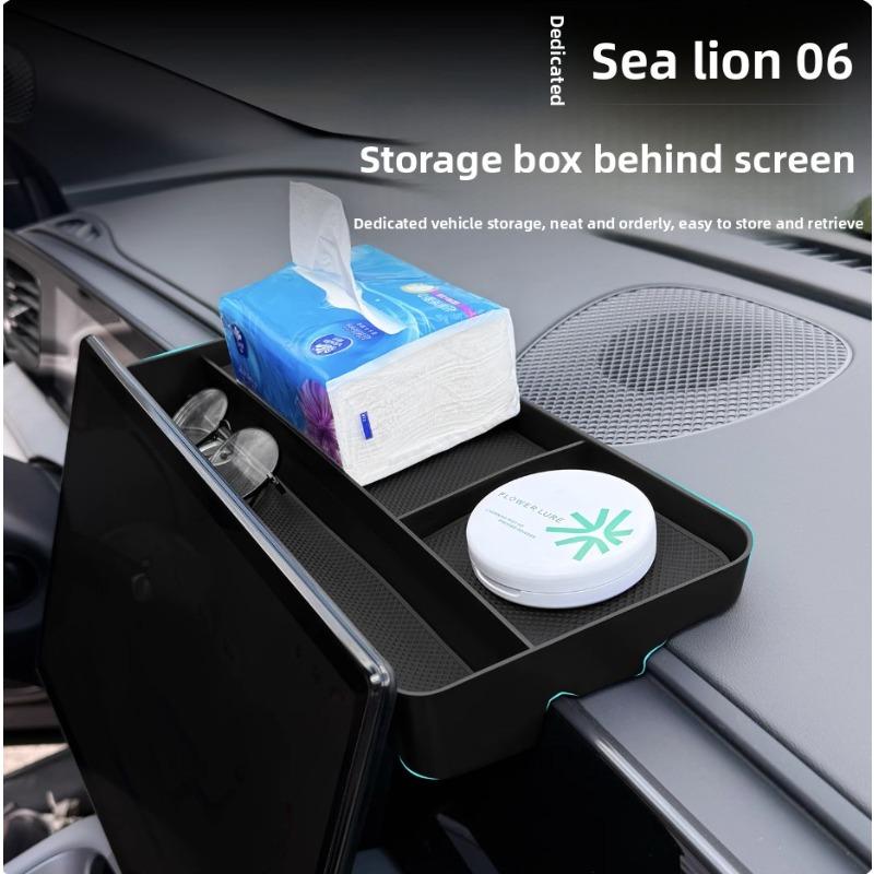 For BYD Sealion 06 EV / DM-i 2025 Silicone Multifunctional Storage Box Automotive Interior Modified Accessories