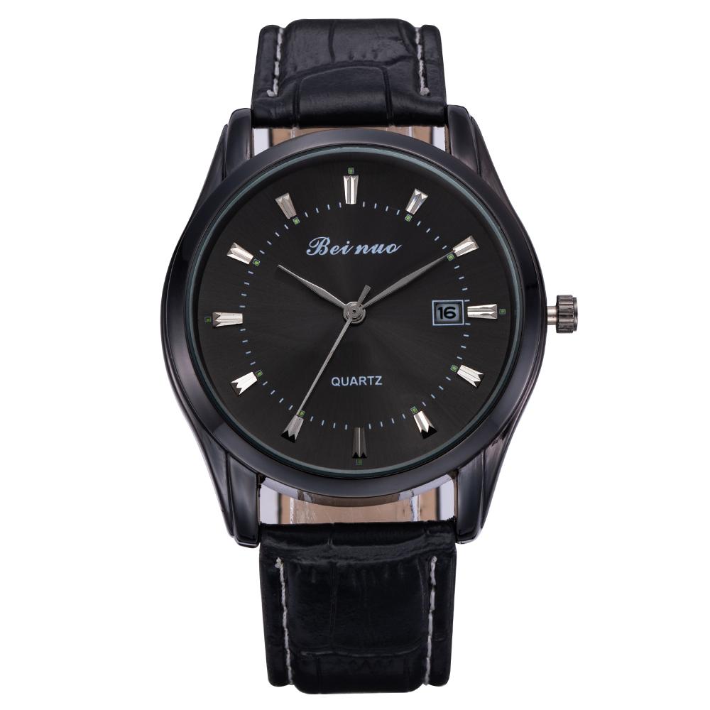 Top-Marke Herrenuhren Luxus Einfache Quarz-Armbanduhren für Männer Lederarmband Mode Business Männliche Uhr relogios masculino
