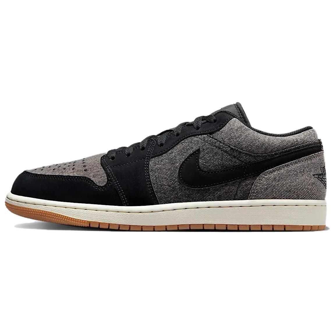 Air Jordan 1 Low SE Black Denim Men s HJ4360-001 EU 47.5