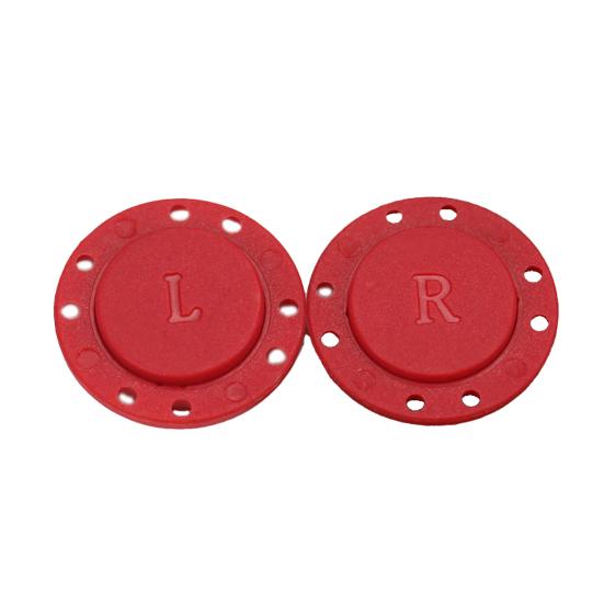 

1 пара магнитных застежек, невидимые 8-отверстия, дизайн, сильные присоски, магнитные пуговицы для одежды для пальто 22 mm красный