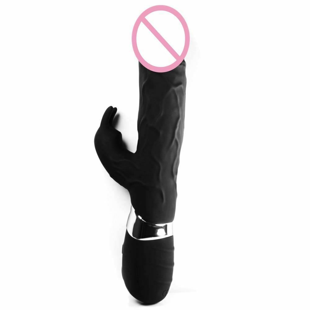 Realistyczne Dildo Króliczek 7 Prędkości Mocna Stymulacja Punktu G Łechtaczki Króliczek s