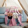 Bubu Dudu Theme Printed Blanket - Perfect for Couch, Bed, Travel & Outdoor Use | Machine Washable, Cozy & Durable.