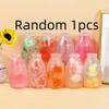 Random Color Transparent Bottle Fidget Toys Transparent Maltose Bottle Squishy Toy  Fun Gift