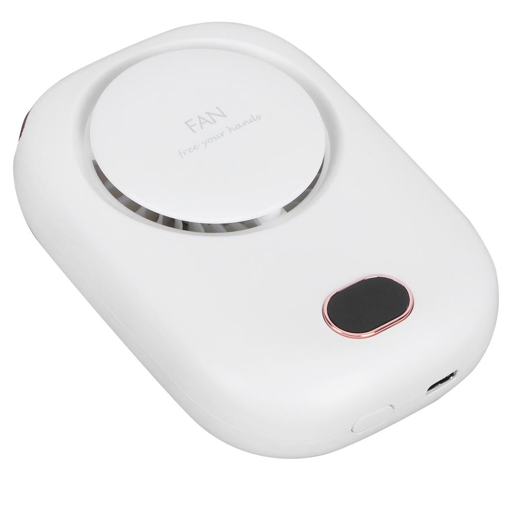 Mini Electric Fan Portable USB Charging Neck Hanging Bladeless Fan for Outdoor Sports Travel