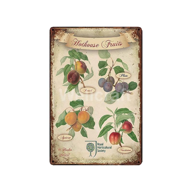 [ WellCraft ] Flower Pot Birds Plant Garden Metal Sign Wall Posters art Vintage Painting Personality Custom zoo Decor LT-1761