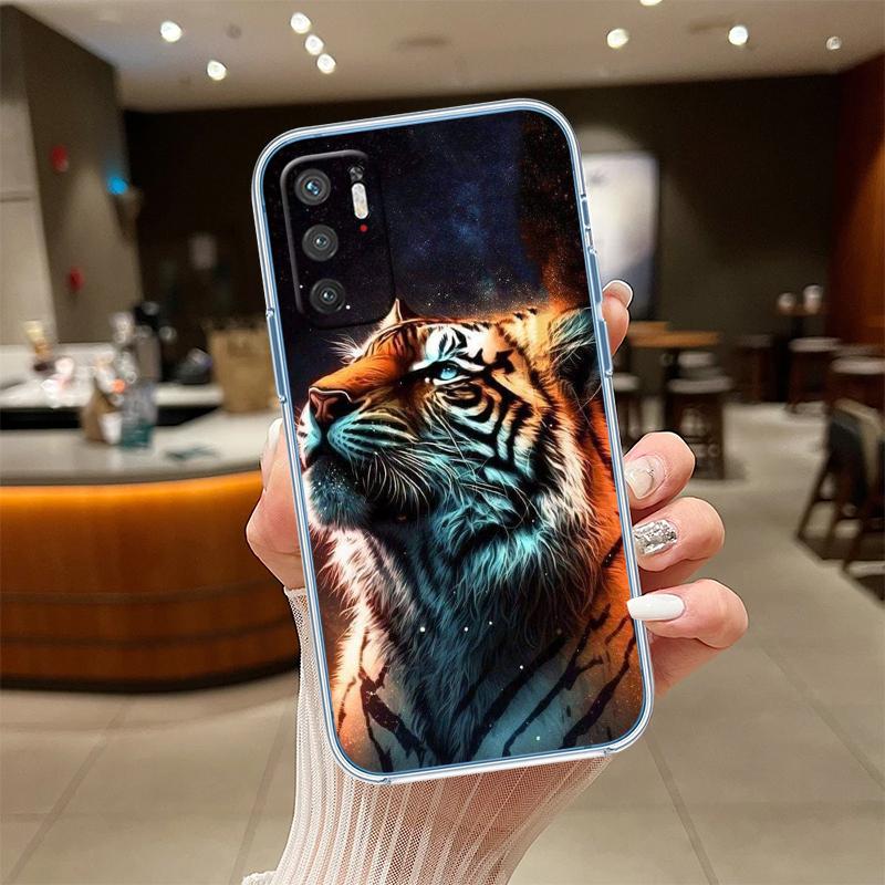 UP5 Animal Tiger Phone Case for LG K22 K30 K40 K40S K41 K42 K50 K50S K51 K51S K52 K61 K62 K71 K92 Q60 Q61 V40 V50 V60