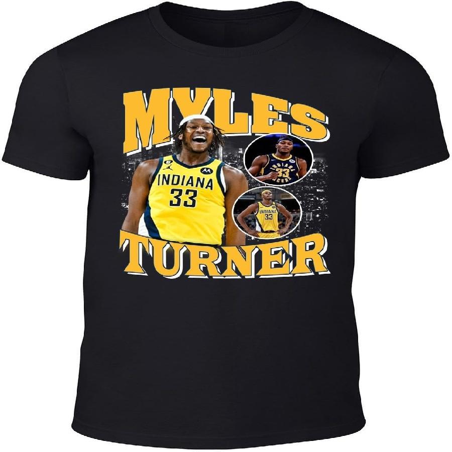Black Myles Turner Bootleg Style T-Shirt S