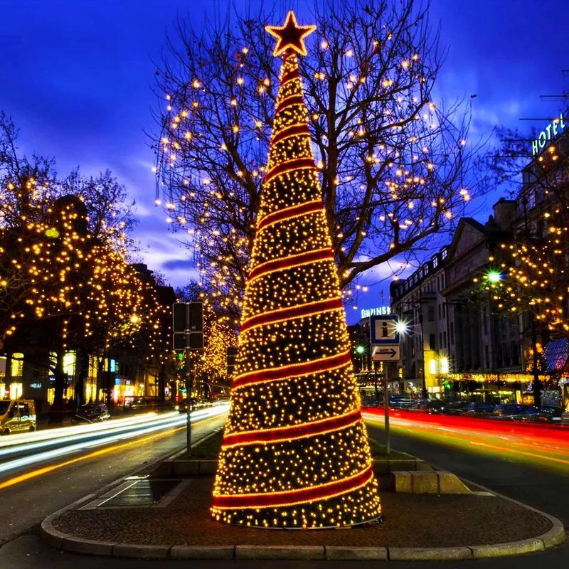 Outdoor Waterproof LED Solar Fairy String Lights for Christmas Decoration