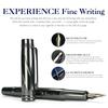 STONEGO Luxury Fountain Pen Medium Nib Pen with Twist Converter Use with Standard Ink, Metal Calligraphy Fountain Pens