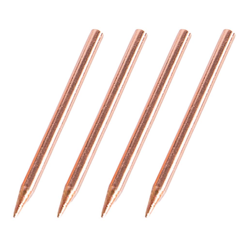 50mm Punktschweißnadel Elektrodenspitze für hochdetailliertes Projekt Lithiumbatterie Schweißen Langlebigkeit & Verschleißfestigkeit 4 Stück