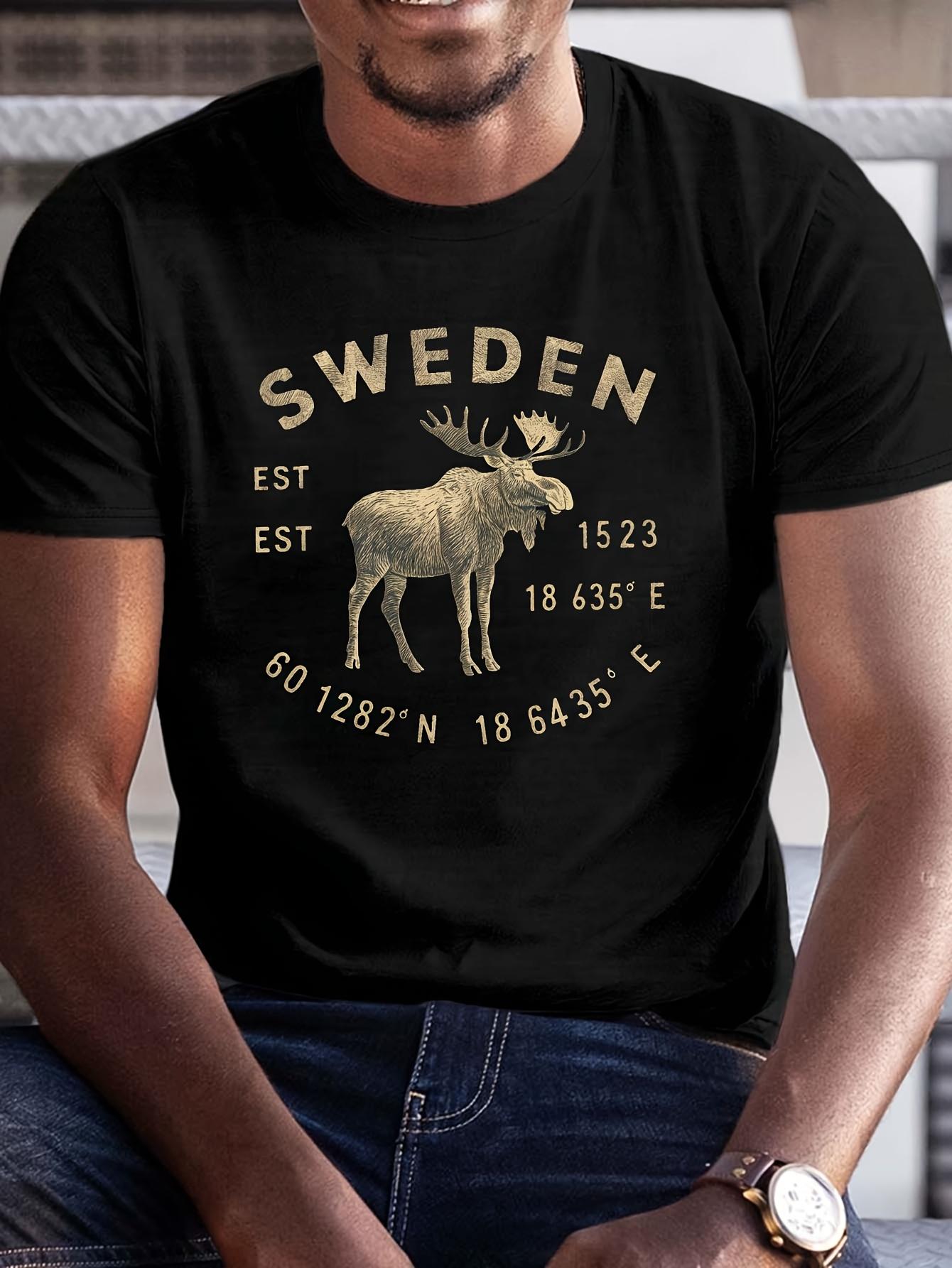 

T-Shirt y2k Swedish Moose & Coordinates 4XL