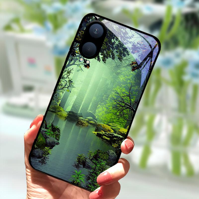Tempered Glass Case For OnePlus Nord CE4 Lite Cases 1+Nord CE 4 3 2 Glass Phone Cover For One Plus Nord CE3 CE2 Hard PC Bumper