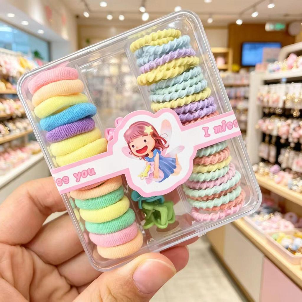 Dopamine Color Hair Ties for Kids: High Elasticity, Gentle On Hair, Canned for Convenience