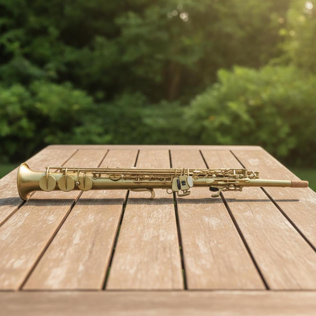 Straight Saxophone with Carrying Bag Professional Soprano for Students