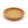 Coaster, Strong Heat Insulation Cork Coaster, Anti-Slip Performance Round Cork Coaster with Three-Dimensional Rim Design
