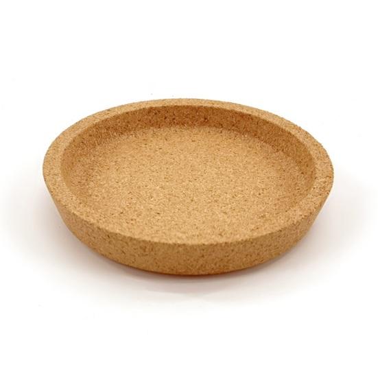 Coaster, Strong Heat Insulation Cork Coaster, Anti-Slip Performance Round Cork Coaster with Three-Dimensional Rim Design