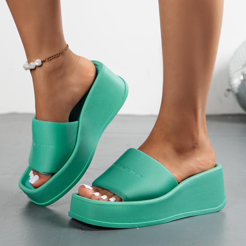 fashion New Thick SoleSummer Pinch Toe on Women Wedges Sandals Platform High Heels Fashion Open Toe Ladies Casual Shoes Comfortable