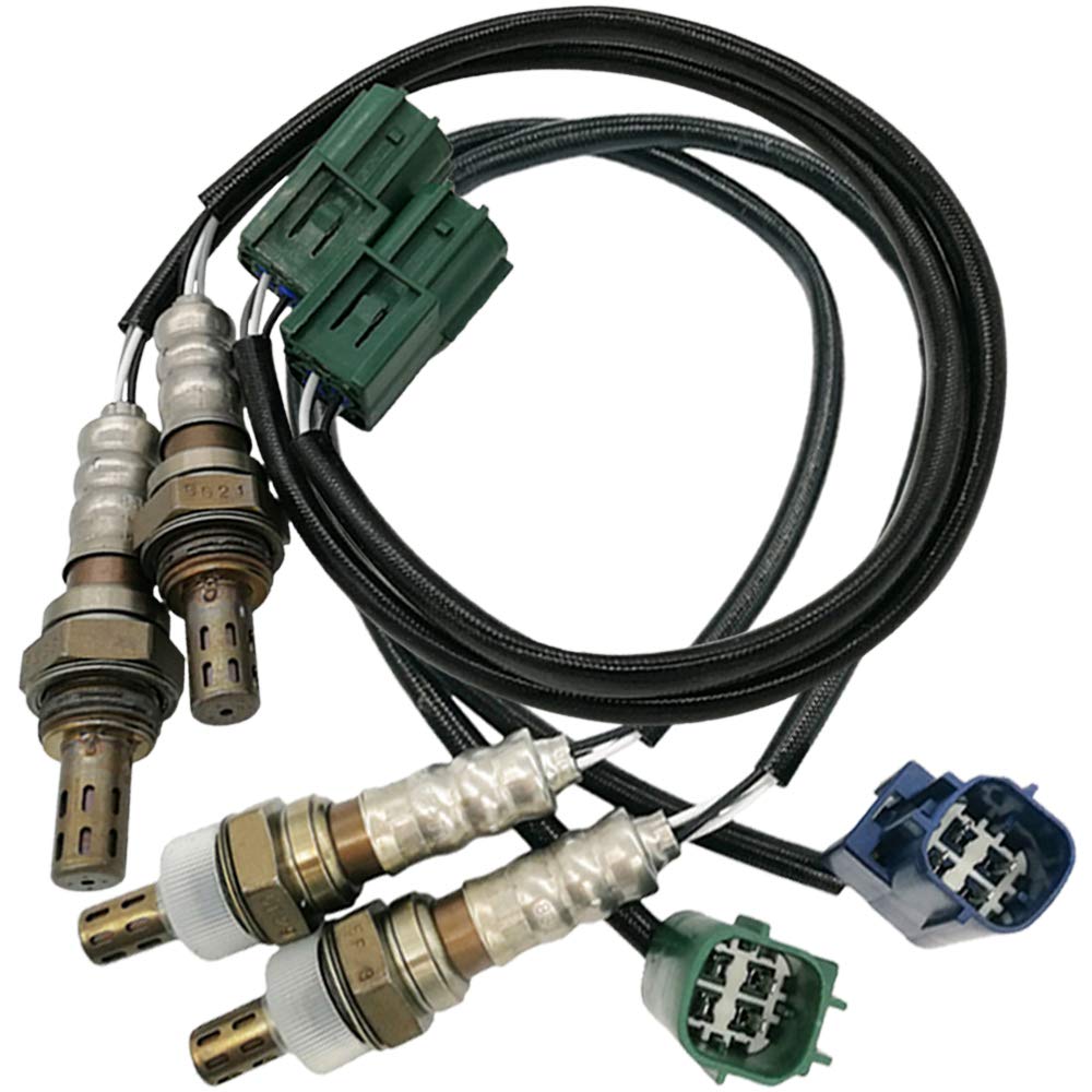 

4Pcs Upstream Left Right Downstream Oxygen Sensor Compatible for 2003 for Infiniti FX35/G35 3.5L, 03-04 for Nissan 350Z 3.5L 226A0-8J010 22690-AR210
