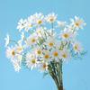 1/5Pcs White Daisies Artificial Flowers Bouquet Fake Flowers Garden Home Room Decor Party Wedding Decoration DIY Vase Ornament
