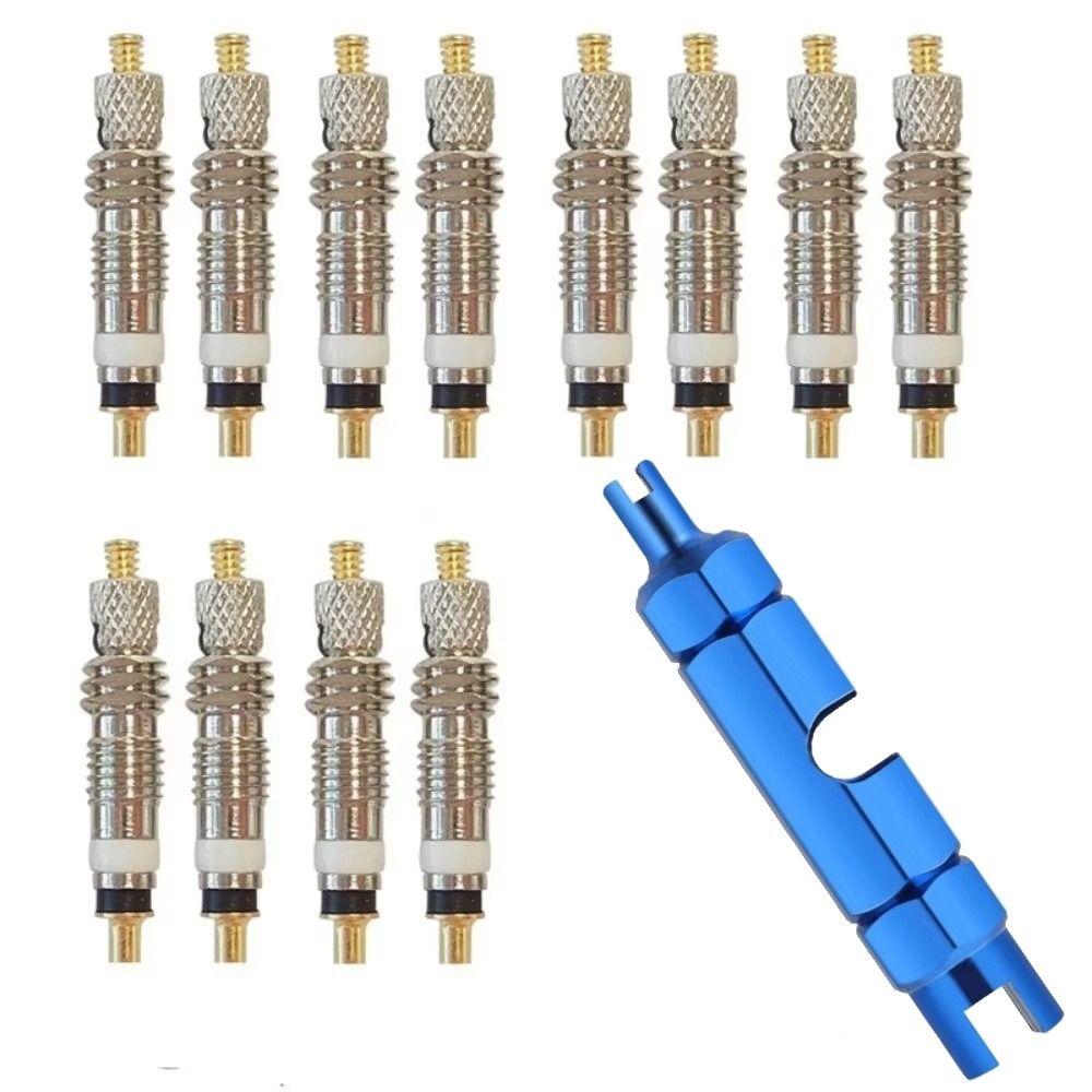 11Pcs Durable Bicycle Valve Core Remover Brass Valve Core Tool New Bike Valve Remover Tool  MTB Bike