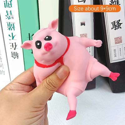 Kreatywny Różowy Prosiaczek Squishy Zabawka Antystresowa Dekompresyjna Uroczy Zwierzak do Ściskania Laleczka Prosiaczka Ściśnij Zabawka Fidget