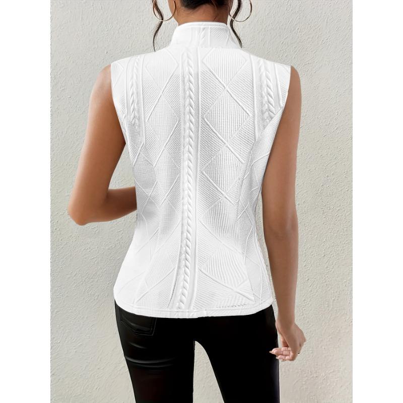 Zomer Nieuwe Dames V-hals Knopen Mouwloos Vest Vest Klein Pak Vest