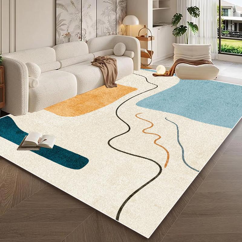 Modern Minimalist Large Carpets for Living Room Decoration Home Rug Non-slip Children's Play Mat Washable Bedroom Lounge Rugs