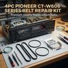 Rubber Belt Set Specifically For CT W606 Tape Recorder Mechanism Restoration Motor Drive Belts Replacement
