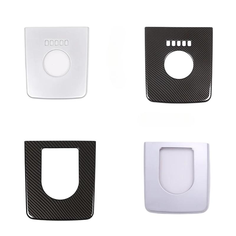 For Jaguar XF XE XJL XJ F-PACE X761 ABS Carbon Fiber Car Central Console Gear Shift Frame Panel Trim Cover Interior Accessories