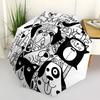 1pc Doodle Animals Automatic Open/close Umbrella, 8-Rib sturdy structure, Auto Folding/Opening, Portable Travel Umbrella for Women,232