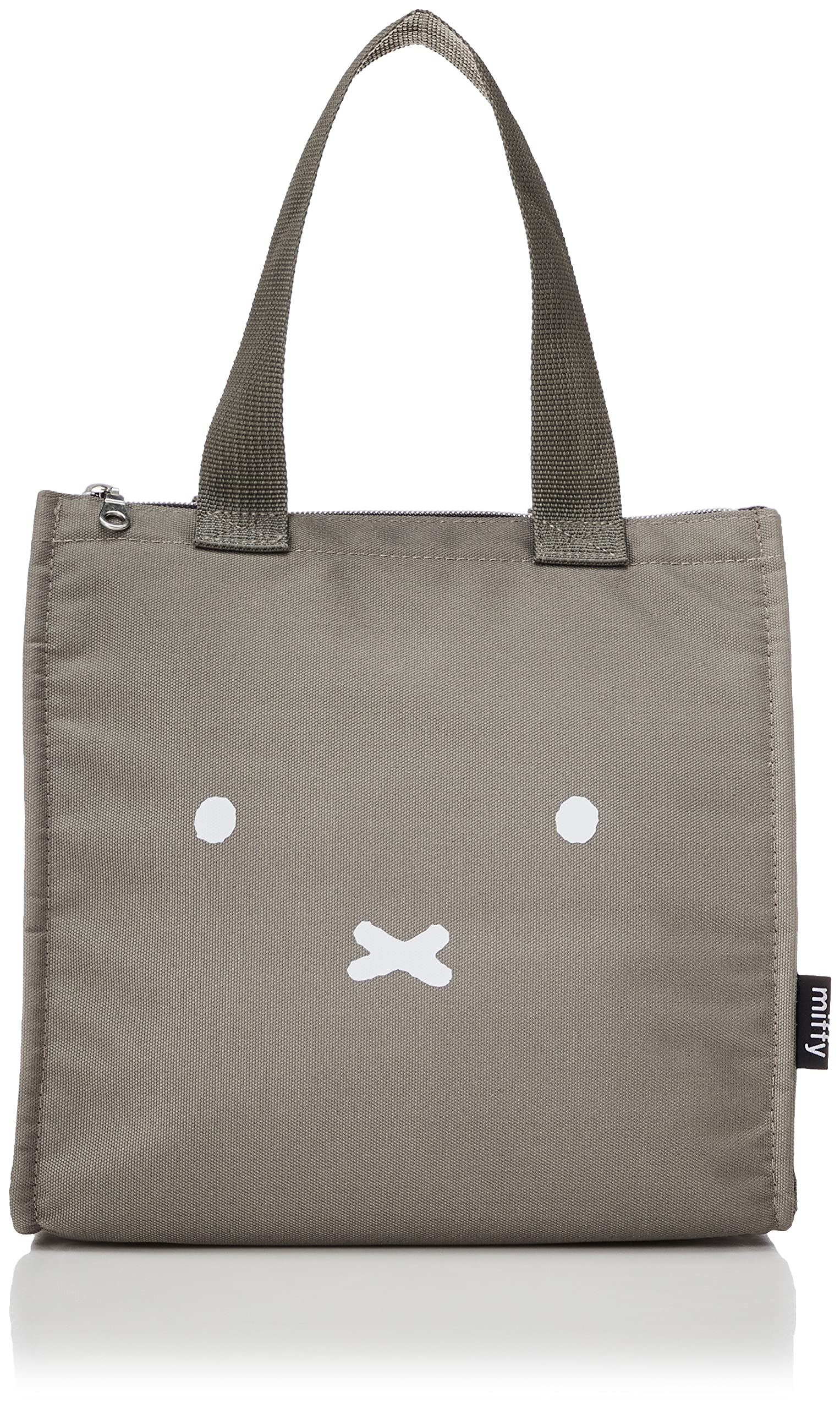 

Miffy Insulated Lunch Mini Tote Tote Mini Lunch Gray Tote, Large, Zippered, Bag, Bag, Bag, Bag, 0037, Women s, (DBM-574)
